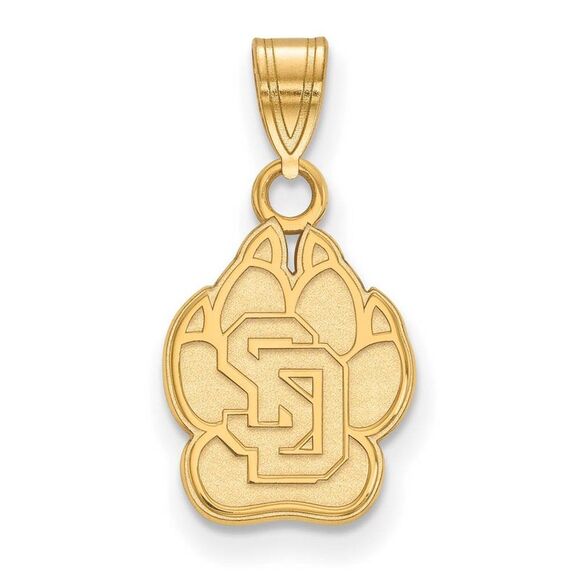 14k Yellow Gold South Dakota Small Logo Pendant